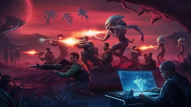 An in-game screenshot from Valorant, featuring a team of agents in a dynamic battle scene with vibrant colors and unique character abilities on display. The image showcases the game's tactical gameplay and visual appeal, highlighting why it has become a popular choice among eSports enthusiasts.