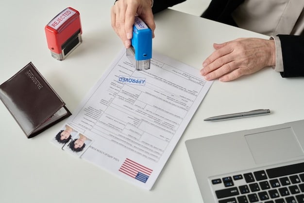 A close-up photograph of a customs declaration form, highlighting the section for tariffs and duties. The form is stamped with 'APPROVED' and placed on top of a shipping manifest.