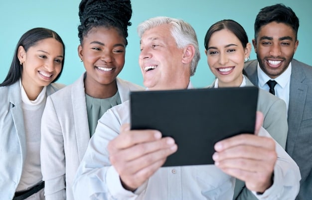 A diverse group of medical professionals huddling on a football sideline, one holding a tablet, appearing to discuss a player's condition with serious expressions, highlighting collaborative medical assessment.