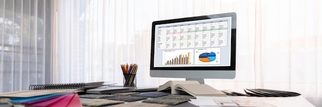 A detailed financial spreadsheet on a computer screen displaying various tax calculations and investment projections, with a person's hands typing on a keyboard, symbolizing meticulous financial planning.